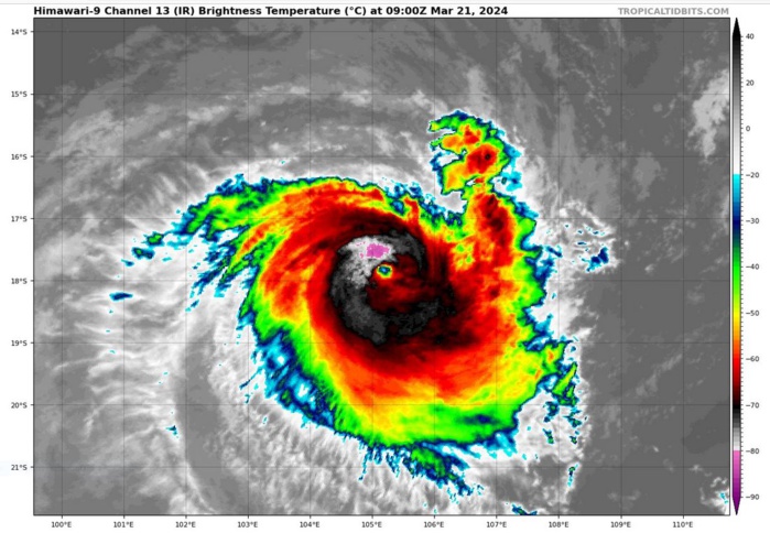 TC 18S(NEVILLE) +45 knots last 24H may reach CAT 3 US within 24H//ECMWF 10 Day Storm Tracks//2109utc