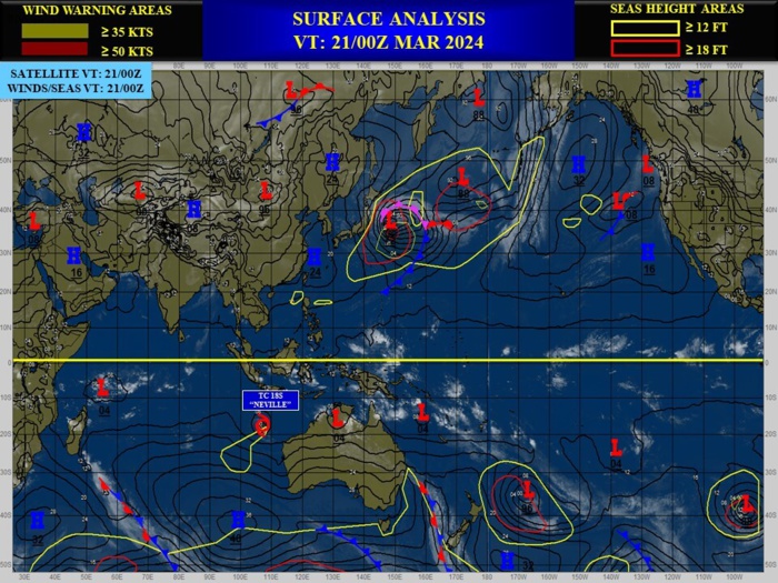 TC 18S(NEVILLE) +45 knots last 24H may reach CAT 3 US within 24H//ECMWF 10 Day Storm Tracks//2109utc