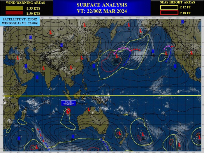 TC 18S(NEVILLE) peaked at CAT 4 US well above forecast//INVEST 95S// ECMWF 10 Day Storm Tracks// 2215utc