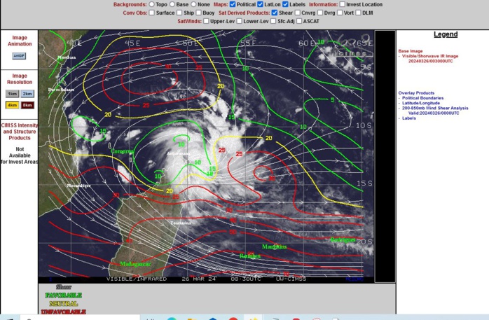 TC 20S intensifying next 72H and to curve to the SouthEast after 48H// 2603utc TC 20S intensifying next 72H and to curve to the SouthEast after 48H// 2603utc