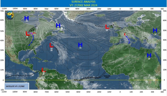 TC 20S(GAMANE) making landfall north of VOHEMAR/MADAGASCAR at CAT 2 US//  3 Week TC Formation Probability// 2703utc 