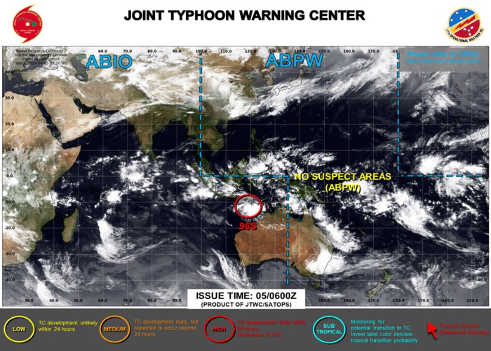 JTWC IS ISSUING 3HOURLY SATELLITE BULLETINS ON INVEST 96S