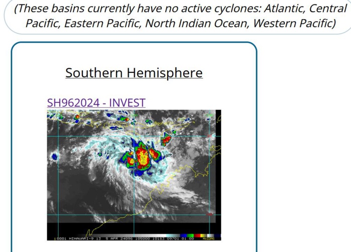 Tropical Cyclone Formation Alert for INVEST 96S// ECMWF 10 Day Storm Tracks// 0509utc Tropical Cyclone Formation Alert for INVEST 96S// ECMWF 10 Day Storm Tracks// 0509utc