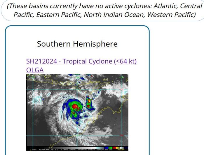 TC 21S(OLGA) intensifying and peaking within 24H may reach CAT 2 US// ECMWF 10 Day Storm Tracks, 0615utc