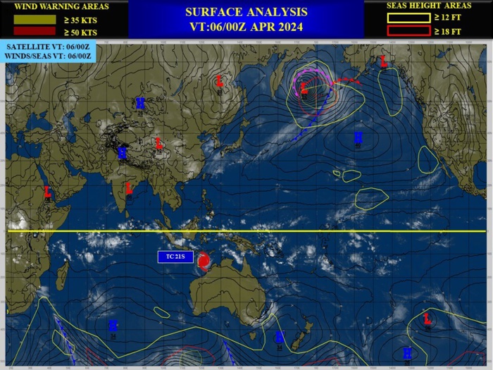 TC 21S(OLGA) intensifying and peaking within 24H may reach CAT 2 US// ECMWF 10 Day Storm Tracks, 0615utc