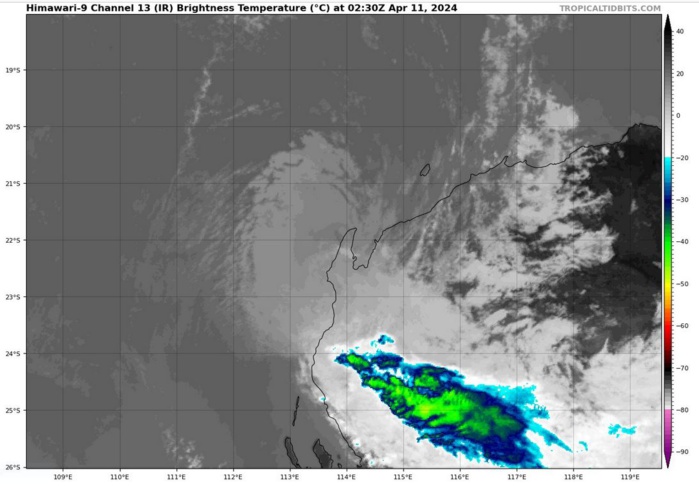 TC 22P(PAUL)// Remnants of TC 21S(OLGA)// ECMWF 10 Day Storm Tracks// 1103utc TC 22P(PAUL)// Remnants of TC 21S(OLGA)// ECMWF 10 Day Storm Tracks// 1103utc