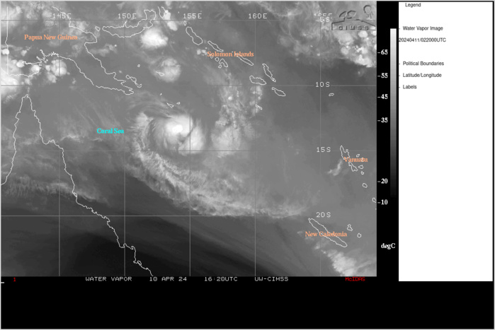 TC 22P(PAUL)// Remnants of TC 21S(OLGA)// ECMWF 10 Day Storm Tracks// 1103utc