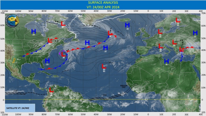 ECMWF 10 Day Storm Tracks// 3Week TC Formation Probability// 2403utc