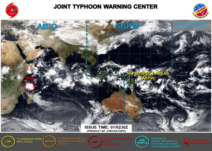 JTWC IS ISSUING 3HOURLY SATELLITE BULLETINS ON INVEST 90S