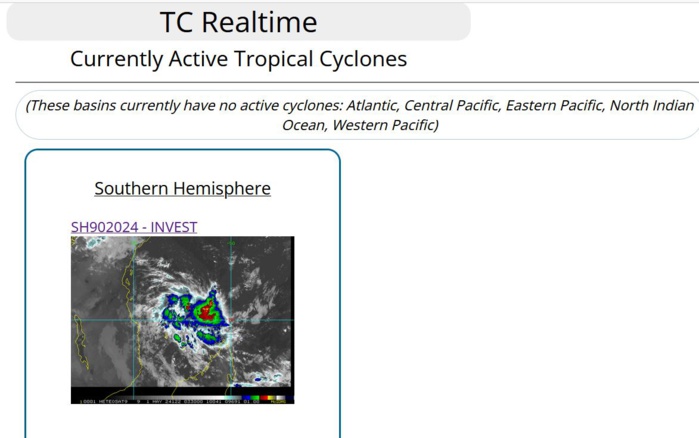 INVEST 90S Tropical Cyclone Formation Alert//ECMWF 10 Day Storm Tracks//3 Week TC Formation Probability//0103utc