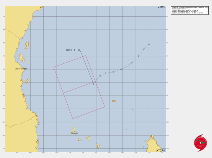 INVEST 90S Tropical Cyclone Formation Alert//ECMWF 10 Day Storm Tracks//3 Week TC Formation Probability//0103utc