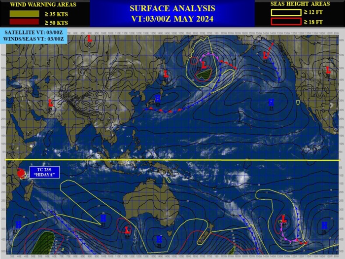 TC 23S(HIDAYA) peaked at 80 knots/CAT 1 US A NEW RECORD AS THE MOST INTENSE TC IN THIS REGION//0315utc TC 23S(HIDAYA) peaked at 80 knots/CAT 1 US A NEW RECORD AS THE MOST INTENSE TC IN THIS REGION//0315utc