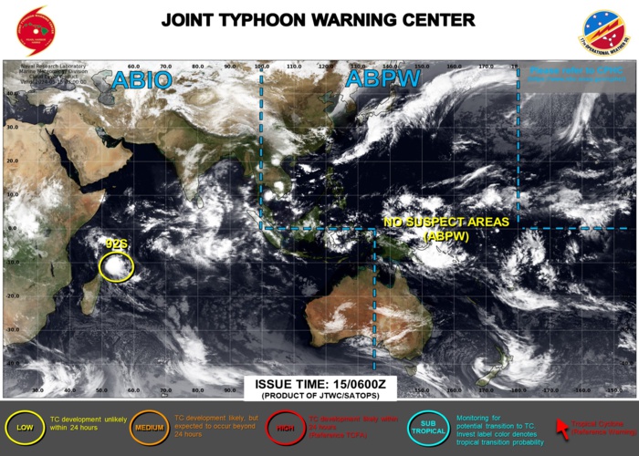 JTWC IS ISSUING 3HOURLY SATELLITE BULLETINS ON INVEST 92S. JTWC IS ISSUING 3HOURLY SATELLITE BULLETINS ON INVEST 92S.