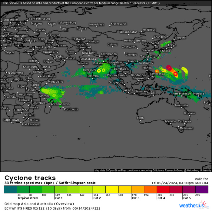 INVEST 93W// INVEST 92S// 10 Day ECMWF Storm Tracks// 3 Week TC Formation Probability// 1503utc INVEST 93W// INVEST 92S// 10 Day ECMWF Storm Tracks// 3 Week TC Formation Probability// 1503utc