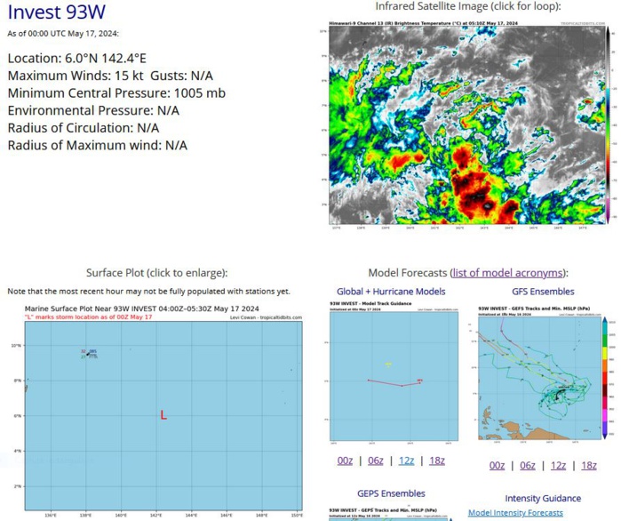 TC 24S(IALY) intensifying a bit//INVEST 93W//INVEST 93S// ECMWF 10 Day Storm Tracks//1706utc