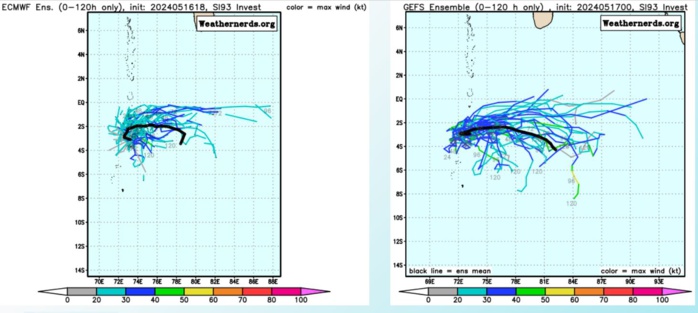 TC 24S(IALY) intensifying a bit//INVEST 93W//INVEST 93S// ECMWF 10 Day Storm Tracks//1706utc