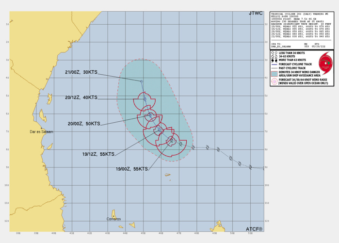 TC 24S(IALY) peaks as a strong tropical storm// INVEST 93S// INVEST 93W// ECMWF 10 Day Storm Tracks// 1906utc