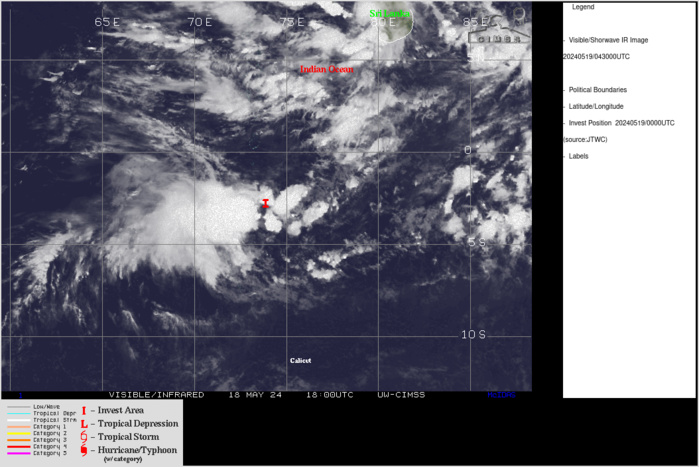 TC 24S(IALY) peaks as a strong tropical storm// INVEST 93S// INVEST 93W// ECMWF 10 Day Storm Tracks// 1906utc