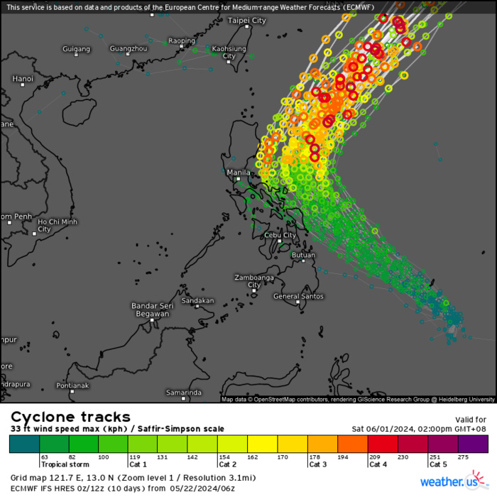 INVEST 93W TCFA// TC 24S(IALY) peaked at Typhoon Intensity//INVEST 99B//TC 25S short-lived//10 Day ECMWF Storm Tracks// 3 Week TC Formation Probability//2215utc 