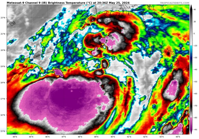 TS 01W forecast to reach Typhoon Intensity within 48h//TC 01B(REMAL) intensifying to make landfall by 24h//10 Day ECMWF Storm Tracks//2521utc