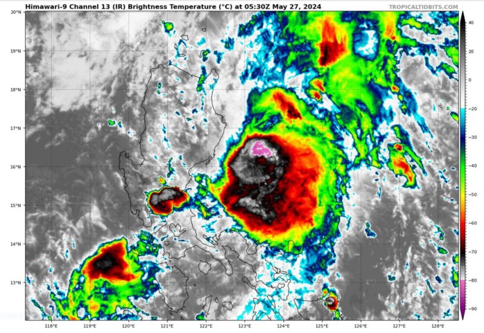 Typhoon 01W(EWINIAR) +45knots last 24h to peak at CAT 3 US within 24h//TC 01B(REMAL) landfall//10 Day ECWMF Storm Tracks//2706utc Typhoon 01W(EWINIAR) +45knots last 24h to peak at CAT 3 US within 24h//TC 01B(REMAL) landfall//10 Day ECWMF Storm Tracks//2706utc