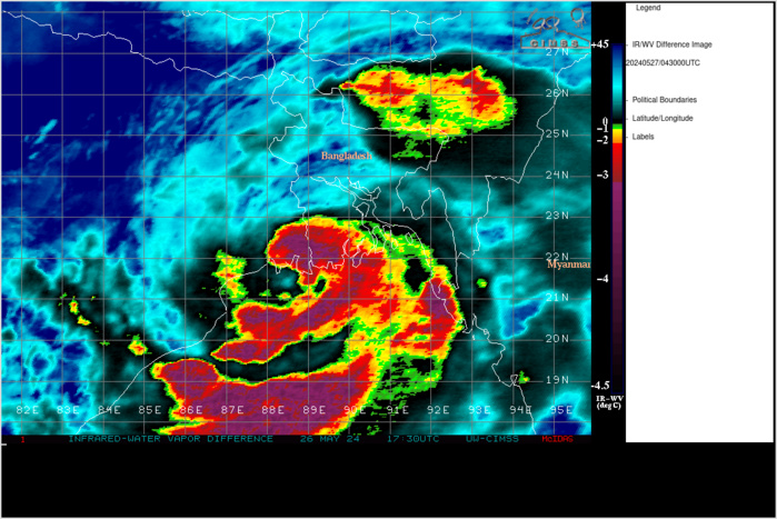 Typhoon 01W(EWINIAR) +45knots last 24h to peak at CAT 3 US within 24h//TC 01B(REMAL) landfall//10 Day ECWMF Storm Tracks//2706utc