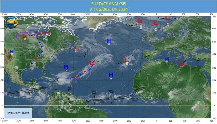  ECMWF 10 Day Storm Tracks// 3 Week TC Formation Probability//0606utc 
