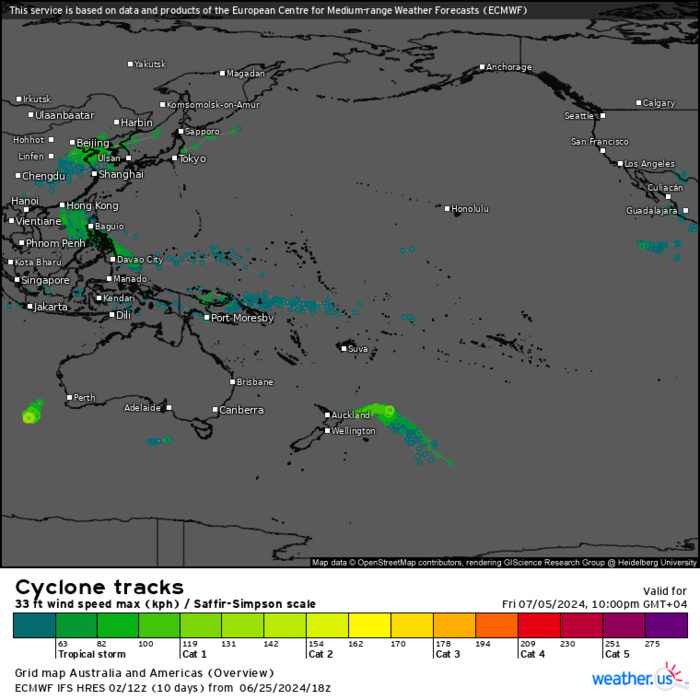 INVEST 98W//INVEST 94L // ECMWF 10 Day Storm Tracks// 3 Week TC Formation Probability//2606utc INVEST 98W//INVEST 94L // ECMWF 10 Day Storm Tracks// 3 Week TC Formation Probability//2606utc