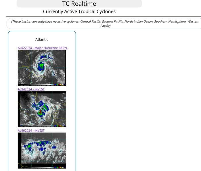 CAT 3 Hurricane 02L(BERYL) intensifying next 24h//INVEST 94L// INVEST 96L// ECMWF 10 Day Strom Tracks//3015utc CAT 3 Hurricane 02L(BERYL) intensifying next 24h//INVEST 94L// INVEST 96L// ECMWF 10 Day Strom Tracks//3015utc