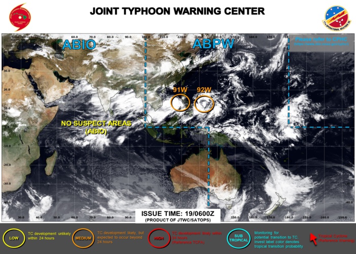 JTWC IS ISSUING 3HOURLY SATELLITE BULLETINS ON INVEST 91W JTWC IS ISSUING 3HOURLY SATELLITE BULLETINS ON INVEST 91W