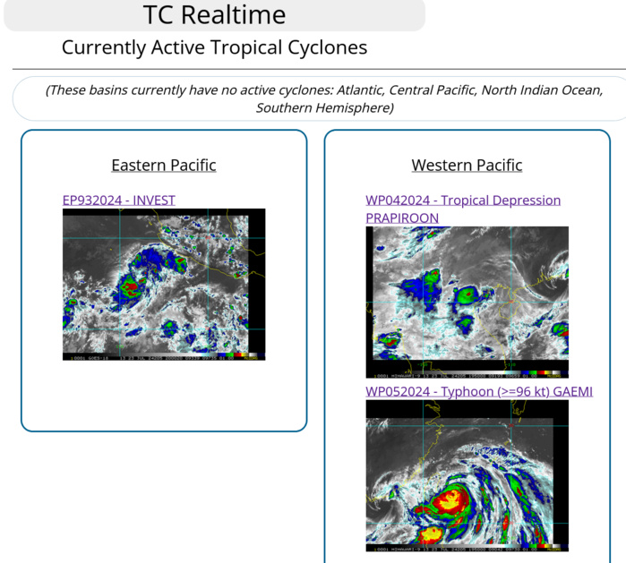Powerful 05W(GAEMI) near Super Typhoon Intensity bearing down on TAIWAN// 2321utc Powerful 05W(GAEMI) near Super Typhoon Intensity bearing down on TAIWAN// 2321utc