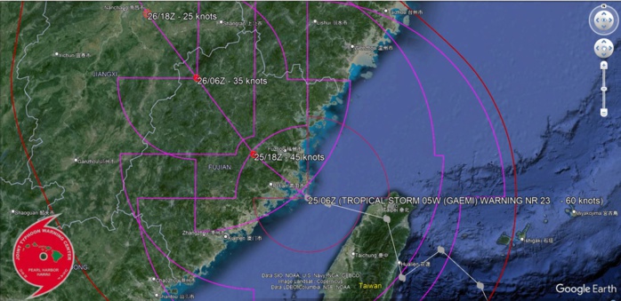 05W(GAEMI) making landfall over CHINA// INVEST 95W// 02E(BUD)// 3 Week TC Formation Probability//2509utc 05W(GAEMI) making landfall over CHINA// INVEST 95W// 02E(BUD)// 3 Week TC Formation Probability//2509utc
