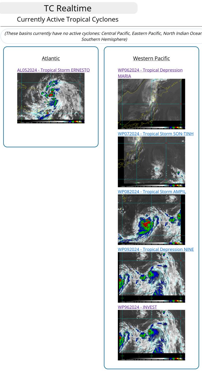08W(AMPIL) forecast to intensify significantly next 72H//07W(SON-TINH)//09W//06W(MARIA)//05L(ERNESTO) 1303utc 08W(AMPIL) forecast to intensify significantly next 72H//07W(SON-TINH)//09W//06W(MARIA)//05L(ERNESTO) 1303utc
