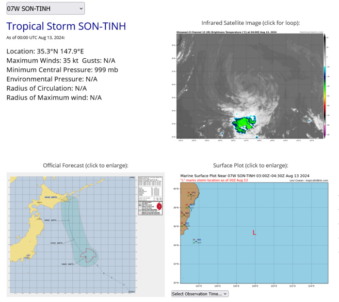 08W(AMPIL) forecast to intensify significantly next 72H//07W(SON-TINH)//09W//06W(MARIA)//05L(ERNESTO) 1303utc 08W(AMPIL) forecast to intensify significantly next 72H//07W(SON-TINH)//09W//06W(MARIA)//05L(ERNESTO) 1303utc