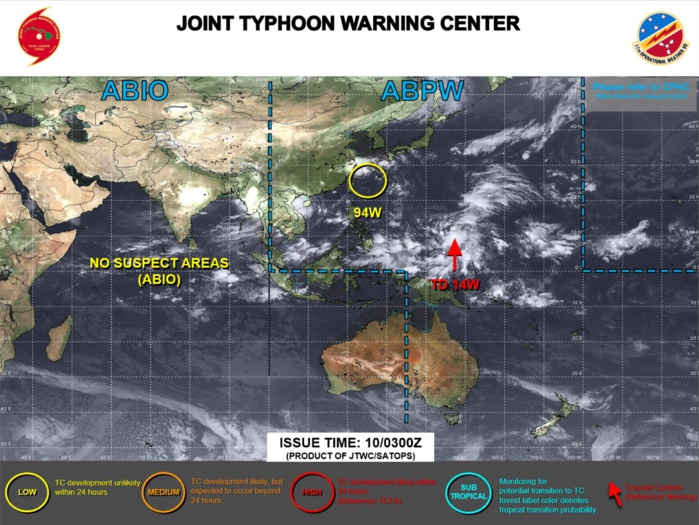 JTWC IS ISSUING 6HOURLY WARNINGS AND 3HOURLY SATELLITE BULLETINS ON 14W. JTWC IS ISSUING 6HOURLY WARNINGS AND 3HOURLY SATELLITE BULLETINS ON 14W.