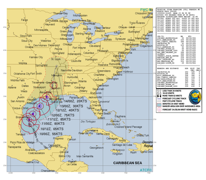 TD 14W to intensify significantly next 5 days// INVEST 94W// TS 06L(FRANCINE) intensifying// 1003utc TD 14W to intensify significantly next 5 days// INVEST 94W// TS 06L(FRANCINE) intensifying// 1003utc