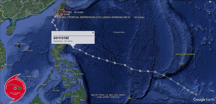 Super Typhoon 25W(MAN-YI) bearing down on the PHILIPPINES//TC 02S(BHEKI) reached CAT 1 US//Super Typhoon 27W(USAGI) Final Warning//1609utc Super Typhoon 25W(MAN-YI) bearing down on the PHILIPPINES//TC 02S(BHEKI) reached CAT 1 US//Super Typhoon 27W(USAGI) Final Warning//1609utc