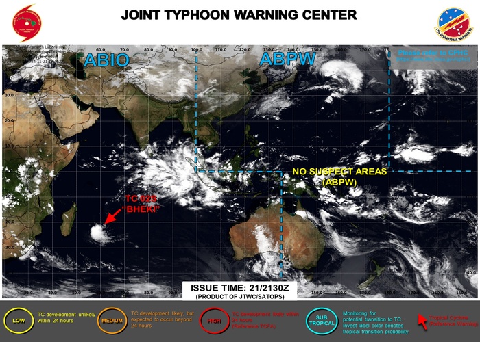 JTWC IS ISSUING 12HOURLY WARNINGS AND 3HOURLY SATELLITE BULLETIN ON 02S. JTWC IS ISSUING 12HOURLY WARNINGS AND 3HOURLY SATELLITE BULLETIN ON 02S.