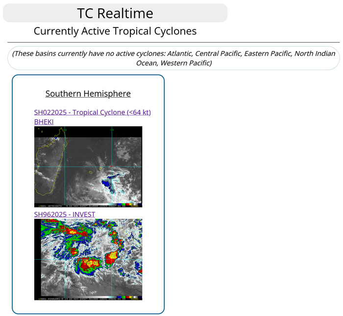TC 02S(BHEKI)// INVEST 96S// 2200utc updates TC 02S(BHEKI)// INVEST 96S// 2200utc updates