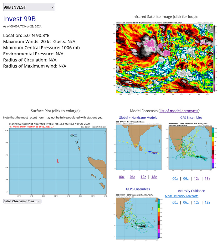 INVEST 99B// REMNANTS OF TC 02S(BHEKI)// INVEST 96S// 2306utc updates INVEST 99B// REMNANTS OF TC 02S(BHEKI)// INVEST 96S// 2306utc updates