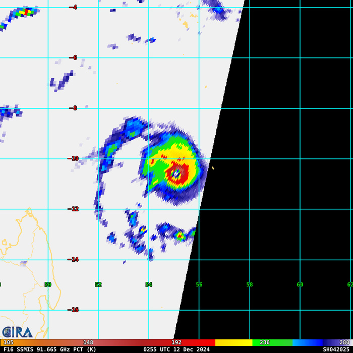 Powerful and compact TC 04S(CHIDO) tracked over AGALEGA islands now peaking at Super Typhoon Intensity//1209utc Powerful and compact TC 04S(CHIDO) tracked over AGALEGA islands now peaking at Super Typhoon Intensity//1209utc