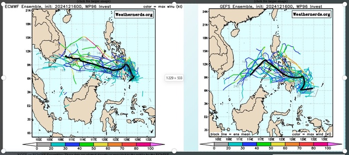 GLOBAL MODELS ARE IN GOOD AGREEMENT THAT 96W WILL CONTINUE TO TRACK GENERALLY WESTWARD AND CONSOLIDATE NEAR SOUTHERN MINDANAO. GLOBAL MODELS ARE IN GOOD AGREEMENT THAT 96W WILL CONTINUE TO TRACK GENERALLY WESTWARD AND CONSOLIDATE NEAR SOUTHERN MINDANAO.