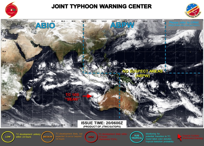 JTWC IS ISSUING 6HOURLY WARNINGS AND 3HOURLY SATELLITE BULLETINS ON TC 10S. JTWC IS ISSUING 6HOURLY WARNINGS AND 3HOURLY SATELLITE BULLETINS ON TC 10S.