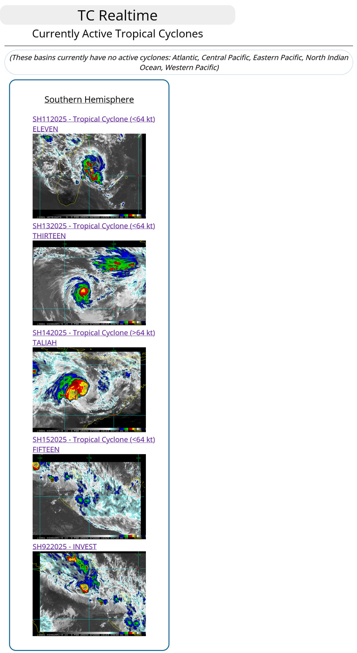 Busy Southern Hemisphere// TC 11S(FAIDA) landfall near Toamasina/MADAGASCAR//02 FEB 2025 12utc Busy Southern Hemisphere// TC 11S(FAIDA) landfall near Toamasina/MADAGASCAR//02 FEB 2025 12utc