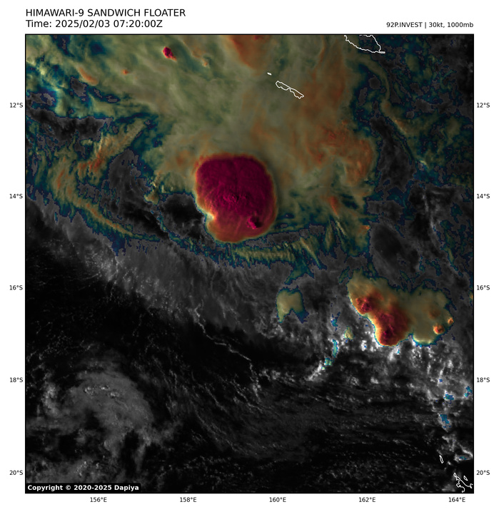 Busy Southern Hemisphere// TC 11S(FAIDA) landfall near Toamasina/MADAGASCAR//02 FEB 2025 12utc Busy Southern Hemisphere// TC 11S(FAIDA) landfall near Toamasina/MADAGASCAR//02 FEB 2025 12utc