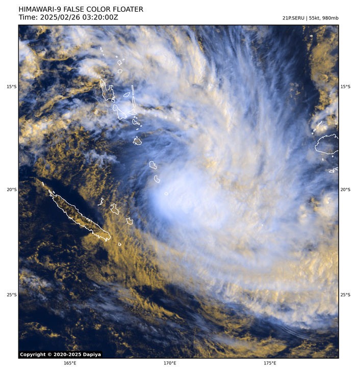 TC 22S(GARANCE) Rapid Intensification likely within 36h bearing down on REUNION island// TC 18P(ALFRED) at CAT 1 US//2603utc TC 22S(GARANCE) Rapid Intensification likely within 36h bearing down on REUNION island// TC 18P(ALFRED) at CAT 1 US//2603utc