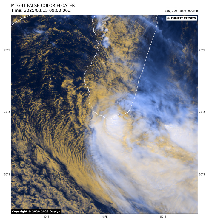 TC 25S(JUDE) hits Southern MADAGASCAR// 1509utc TC 25S(JUDE) hits Southern MADAGASCAR// 1509utc