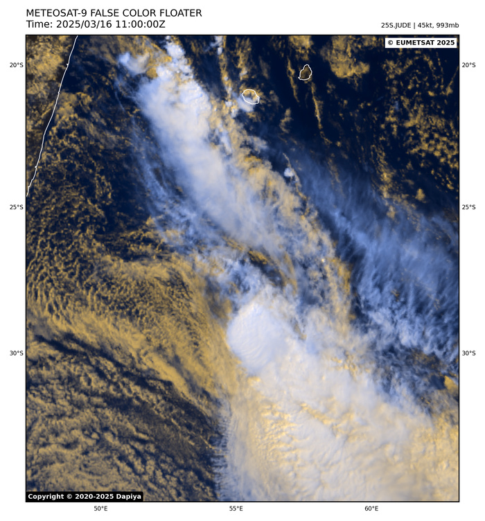 25S(JUDE) now subtropical// Invest 90S// Invest 91S// 1609utc 25S(JUDE) now subtropical// Invest 90S// Invest 91S// 1609utc
