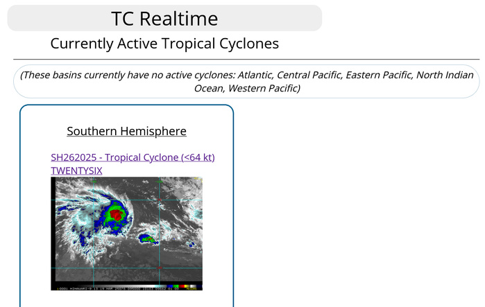 TC 26S update// 3 Week Tropical Cyclone Formation Probability//1909utc TC 26S update// 3 Week Tropical Cyclone Formation Probability//1909utc