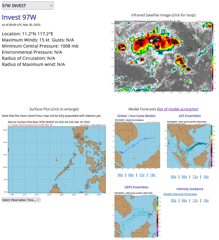 TC 27S(COURTNEY) recahed Super Typhoon Intensity//Over-land TC 28S(DIANNE)//INVEST 97W//3003uitc